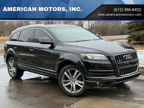 2012 Audi Q7 for sale at AMERICAN MOTORS, INC. in Farmington MN