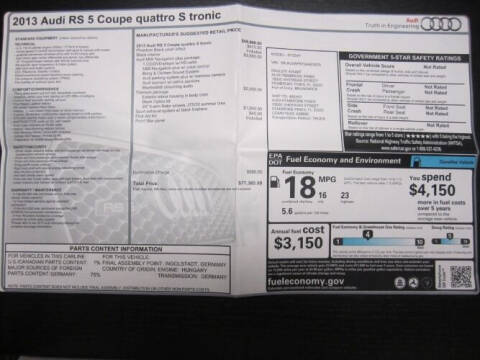 2013 Audi RS 5 quattro