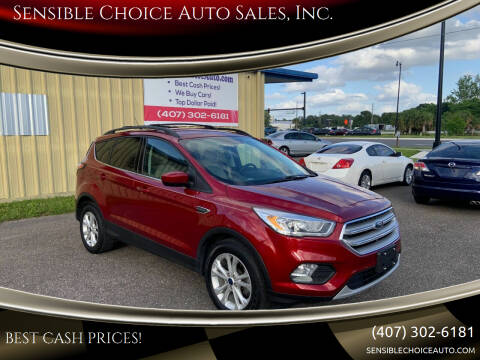 2018 Ford Escape for sale at Sensible Choice Auto Sales, Inc. in Longwood FL