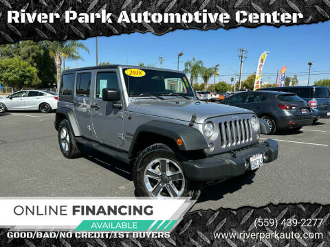 2018 Jeep Wrangler JK Unlimited for sale at River Park Automotive Center in Fresno CA