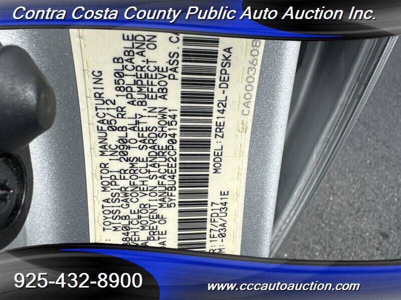 2012 Toyota Corolla S