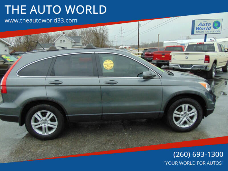 2011 Honda CR-V for sale at THE AUTO WORLD in Churubusco IN