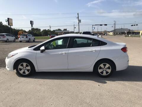 2017 Chevrolet Cruze for sale at L & L Sales in Mexia TX