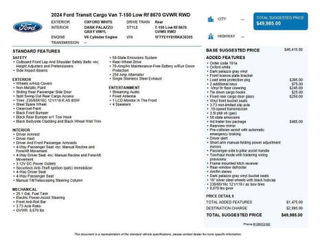 2024 Ford Transit