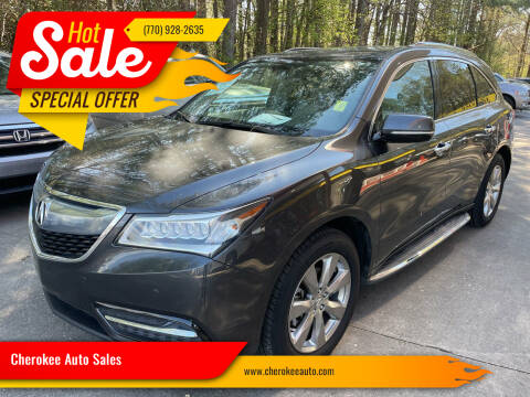 2014 Acura MDX for sale at Cherokee Auto Sales in Acworth GA