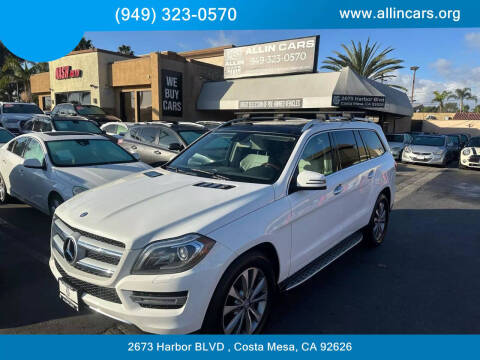 2014 Mercedes-Benz GL-Class for sale at Allin Cars in Costa Mesa CA