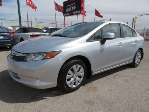 2012 Honda Civic for sale at Moving Rides in El Paso TX