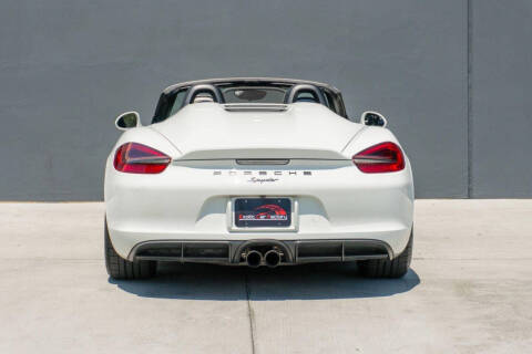 2016 Porsche Boxster Spyder