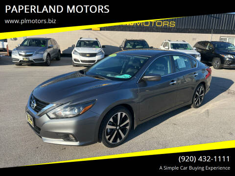 2018 Nissan Altima for sale at PAPERLAND MOTORS in Green Bay WI