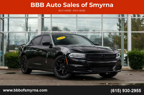 2016 Dodge Charger for sale at BBB Auto Sales of Smyrna in Smyrna TN