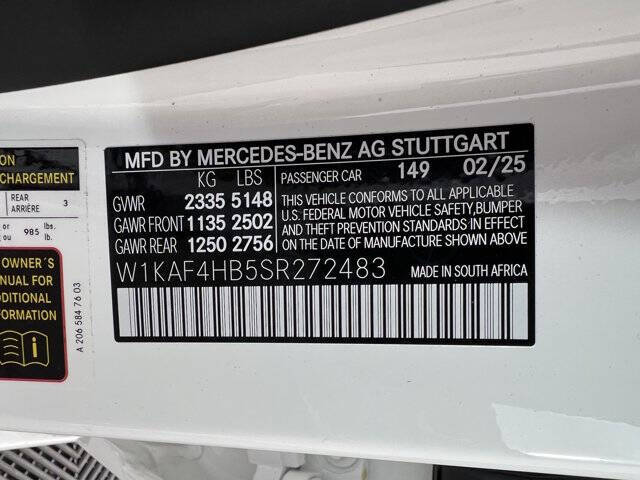 2025 Mercedes-Benz C-Class C 300 4MATIC