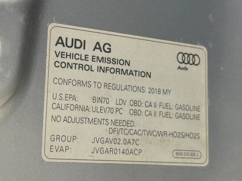 2018 Audi A5 2.0T quattro Premium Plus