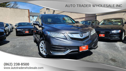 2016 Acura RDX for sale at Auto Trader Wholesale Inc in Saddle Brook NJ