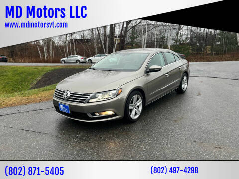 2014 Volkswagen CC for sale at MD Motors LLC in Williston VT