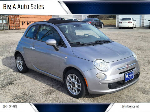 2015 FIAT 500c for sale at Big A Auto Sales Lot 2 in Florence SC