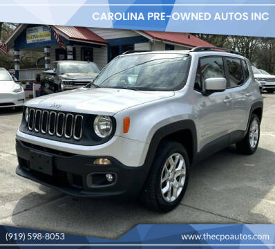2016 Jeep Renegade for sale at Carolina Pre-Owned Autos Inc in Durham NC