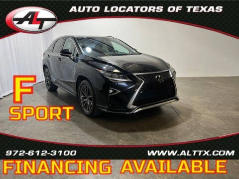 2017 Lexus RX 350 for sale at AUTO LOCATORS OF TEXAS in Plano TX