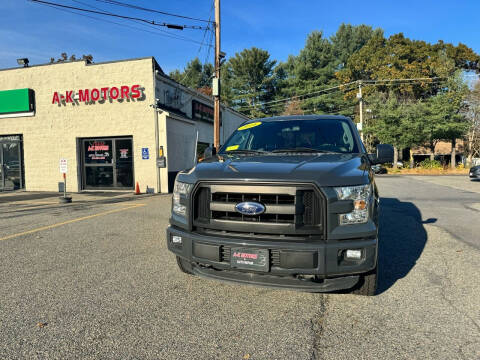 2016 Ford F-150 for sale at A-K Motors and Repair in Tewksbury MA