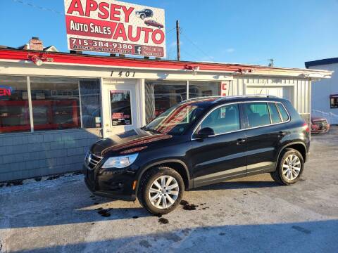 2009 Volkswagen Tiguan for sale at Apsey Auto in Marshfield WI
