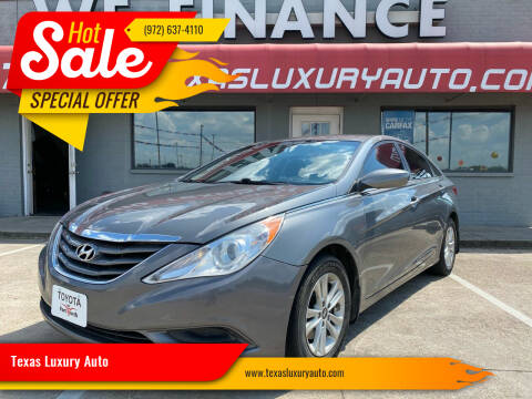 2013 Hyundai Sonata for sale at Texas Luxury Auto in Cedar Hill TX