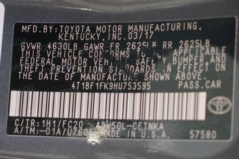 2017 Toyota Camry LE