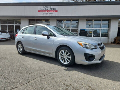 2013 Subaru Impreza for sale at Landes Family Auto Sales in Attleboro MA
