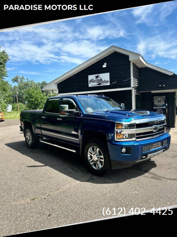 2018 Chevrolet Silverado 2500HD for sale at PARADISE MOTORS LLC in Cambridge MN