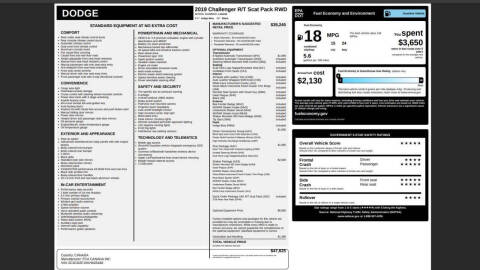 2019 Dodge Challenger