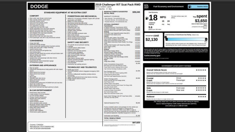 2019 Dodge Challenger