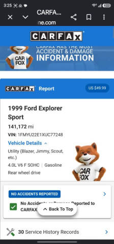 1999 Ford Explorer Sport