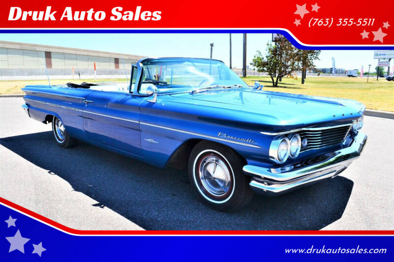 1960 Pontiac Bonneville for sale at Druk Auto Sales in Ramsey MN