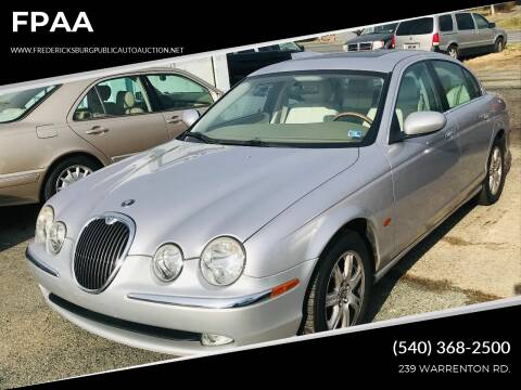 2003 Jaguar S-Type for sale at FPAA in Fredericksburg VA