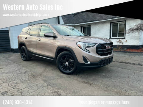 2018 GMC Terrain for sale at Western Auto Sales Inc in Farmington Hills MI