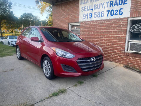 2016 Hyundai Elantra GT for sale at AllStates Auto Sales in Fuquay Varina NC