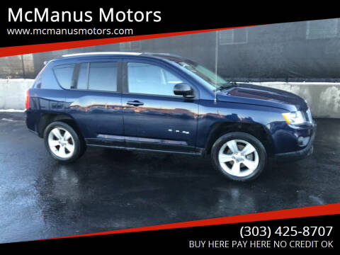 2012 Jeep Compass for sale at McManus Motors in Wheat Ridge CO