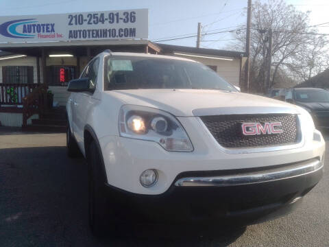 2011 GMC Acadia for sale at AUTOTEX IH10 in San Antonio TX