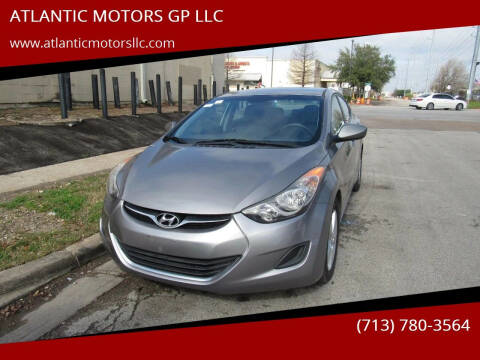 2011 Hyundai Elantra for sale at ATLANTIC MOTORS GP LLC in Houston TX