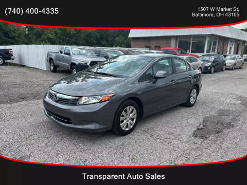 2012 Honda Civic for sale at Transparent Auto Sales LLC in Baltimore OH