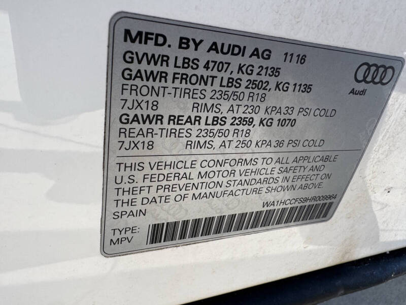 2017 Audi Q3 2.0T Premium Plus