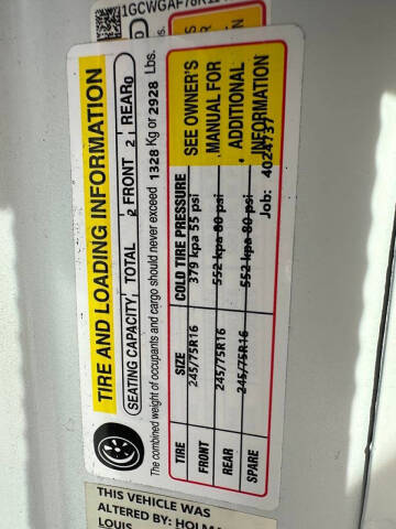 2024 Chevrolet Express 2500