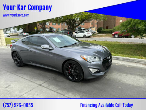 2015 Hyundai Genesis Coupe for sale at Your Kar Company in Norfolk VA