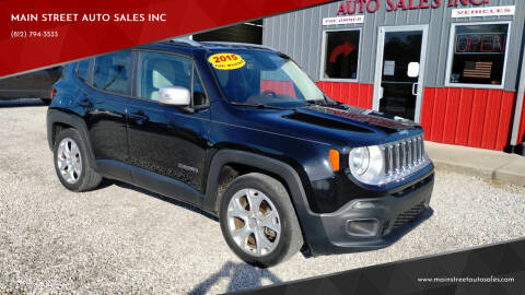 2015 Jeep Renegade for sale at MAIN STREET AUTO SALES INC in Austin IN