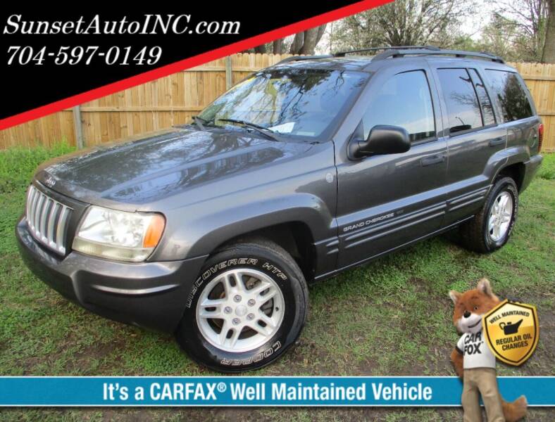 2004 Jeep Grand Cherokee for sale at Sunset Auto in Charlotte NC