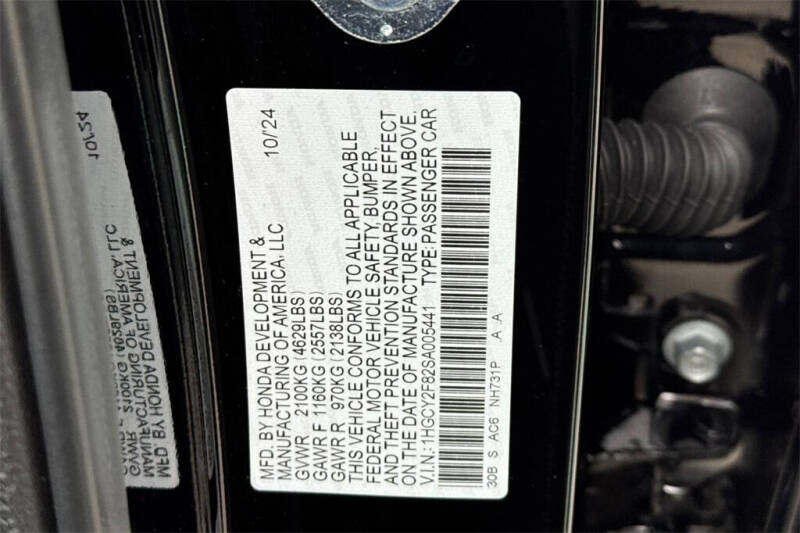 2025 Honda Accord Hybrid Touring