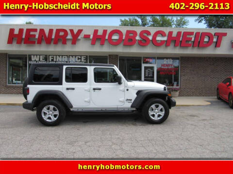 2021 Jeep Wrangler Unlimited for sale at Henry-Hobscheidt Motors in Plattsmouth NE