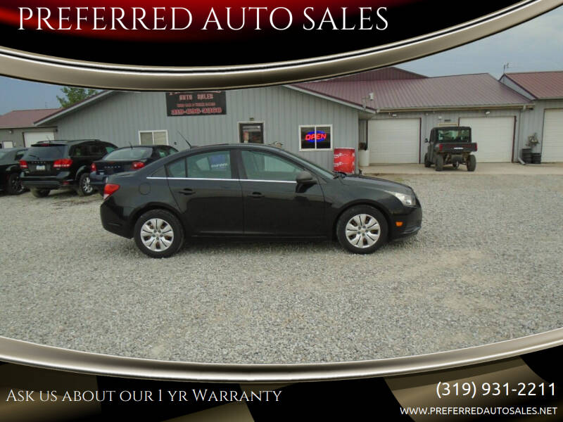 2012 Chevrolet Cruze for sale at PREFERRED AUTO SALES in Lockridge IA