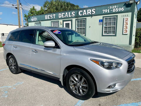 2013 Infiniti JX35 for sale at Best Deals Cars Inc in Fort Myers FL