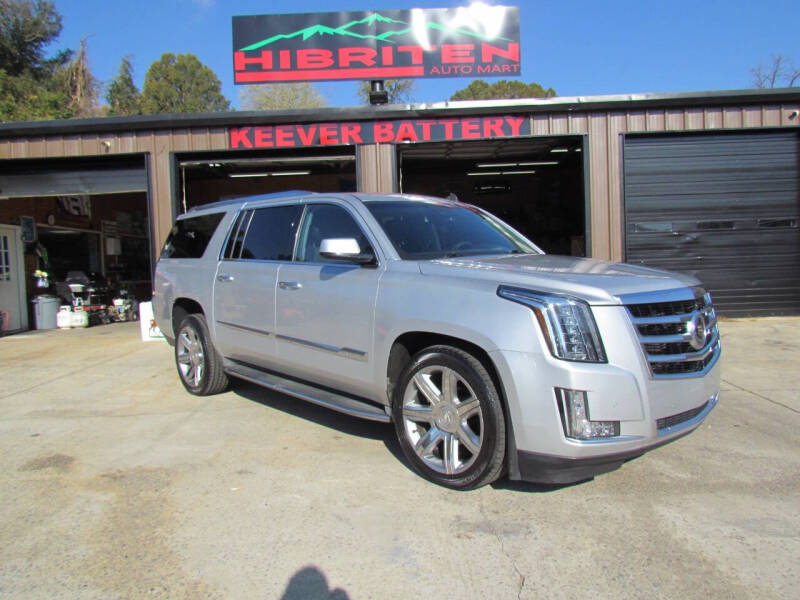 2015 Cadillac Escalade ESV for sale at Hibriten Auto Mart in Lenoir NC