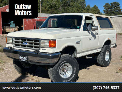 1988 Ford Bronco for sale at Outlaw Motors in Newcastle WY