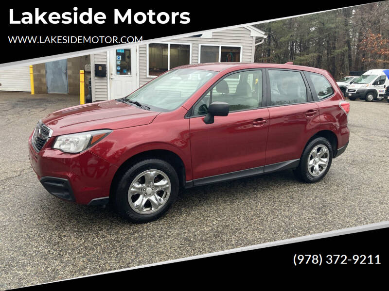2018 Subaru Forester for sale at Lakeside Motors in Haverhill MA